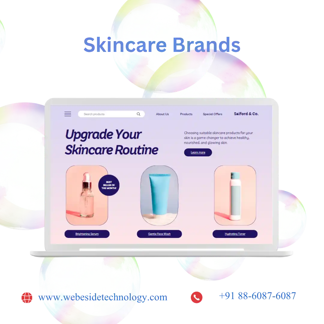 SkinCare Web Development Services